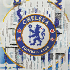 Фото: картина для вышивки бисером эмблемы ФК Челси