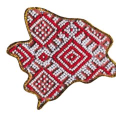 Набор для вышивки бисером магнит Карта Украины Запорожская область