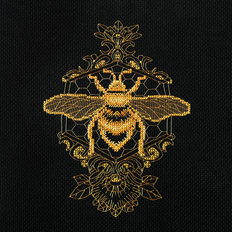 фото: картина для вышивки крестом Золотая пчела