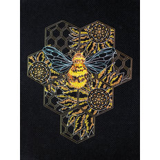 фото: картина для вышивки крестом, Пчелиный рай