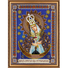 Набор для вышивки бисером Икона Богоматери Остробрамская