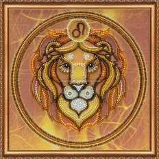 Набор для вышивки бисером Знак зодиака Лев