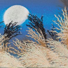 фото: картина, вышитая бисером, Шепчутся травы