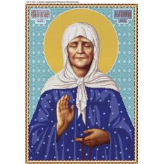 изображение: икона для вышивки бисером, Иконостас Святая Матрона Московская