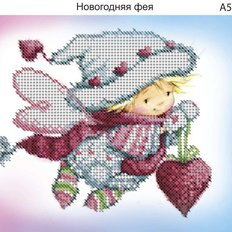 фото: картина для вышивки бисером, Новогодняя фея