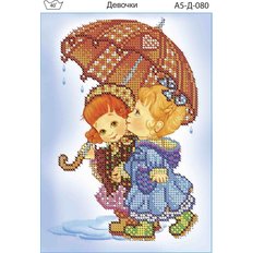 фото: картина, вышитая бисером, Девочки фото: картина, вышитая бисером, Девочки