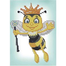 фото: картина, вышитая бисером, Пчелка Майя