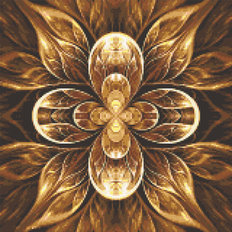 фото: картина в алмазной технике Мандала - цветок жизни