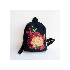 фото: сшитый рюкзак для вышивки бисером или нитками Медовые розы