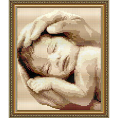 Набор в технике алмазная вышивка Счастье в ладонях Набор в технике алмазная вышивка Счастье в ладонях