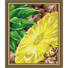 Набор в технике алмазная вышивка Ананас Набор в технике алмазная вышивка Ананас