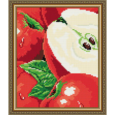 Набор в технике алмазная вышивка Яблоко Набор в технике алмазная вышивка Яблоко