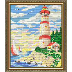 Набор в технике алмазная вышивка Маяк Набор в технике алмазная вышивка Маяк