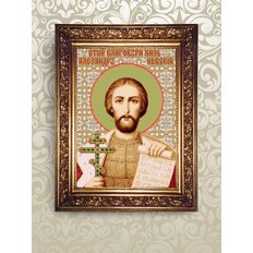 Набор для бисероплетения икона Святой Благоверный князь Александр Невский