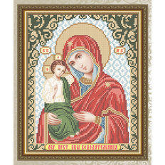 Схема для вышивки бисером Икона Вододательница Пресвятой Богородицы