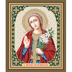 Схема для вышивки бисером Икона Святая Мирослава Константинопольская Схема для вышивки бисером Икона Святая Мирослава Константинопольская