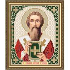 Схема для вышивки бисером Икона Святой Зиновий Епископ Егейский Схема для вышивки бисером Икона Святой Зиновий Епископ Егейский