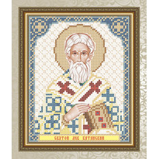 Схема для вышивки бисером Икона Святой Лев Катанский