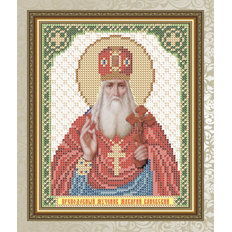 Схема для вышивки бисером Икона Преподобный Мученик Макарий Каневский