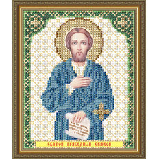 Схема для вышивки бисером Икона Святой Праведный Симеон Верхотурский