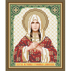 Схема для вышивки бисером Икона Святая Мученица Стефанида Дамасская