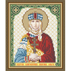 Схема для вышивки бисером Икона Святая Благоверная Княгиня Ольга