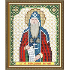 Схема для вышивки бисером Икона Святой Преподобный Антоний