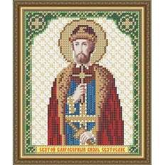 Схема для вышивки бисером Икона Святой Благоверный Князь Святослав