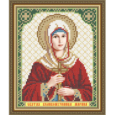 Схема для вышивки бисером Икона Святая Великомученица Марина