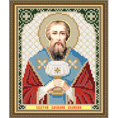 Схема для вышивки бисером Икона Святой Василий Великий