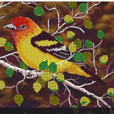 фото: картина для вышивки бисером Птичка 2