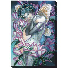 фото: картина для вышивки бисером Фея с крыльями