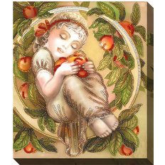 фото: картина для вышивки бисером Спелые яблоки