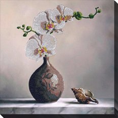фото: картина для вышивки бисером Орхидеи