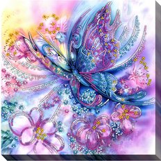 фото: картина для вышивки бисером Полет бабочки