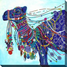 фото: картина для вышивки бисером Праздничный верблюд