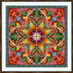 фото: картина для вышивки бисером Цветок мандала