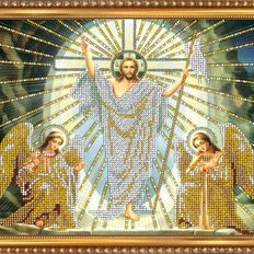 Изображение: икона для вышивки бисером Икона Пасхи Изображение: икона для вышивки бисером Икона Пасхи