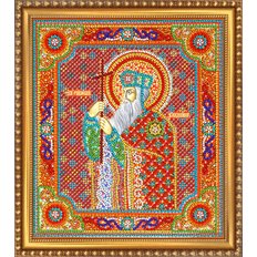 Изображение: икона для вышивки бисером Св. Владимир