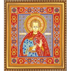 Изображение: икона для вышивки бисером Св. Виталий 2