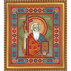 Изображение: икона для вышивки бисером Св. Андрей