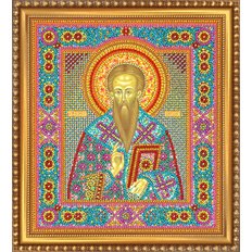 Изображение: икона для вышивки бисером Св. Василий