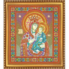 изображение: икона Божией Матери Иверская для вышивки бисером
