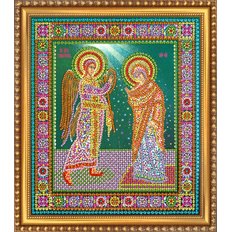 изображение: икона Благовещение для вышивки бисером