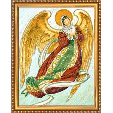 изображение: икона Ангел хранитель для вышивки бисером