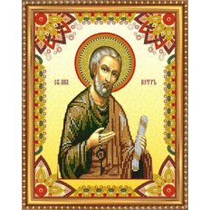 Изображение: икона для вышивки бисером Св. Петр