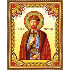 Изображение: икона для вышивки бисером Св. Святослав
