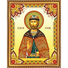 Изображение: икона для вышивки бисером Св. Георгий (Юрий)