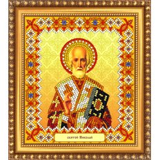 Изображение: икона для вышивки бисером Св. Николай Изображение: икона для вышивки бисером Св. Николай
