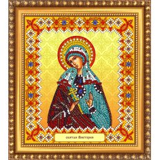 Изображение: икона для вышивки бисером Св. Виктория
